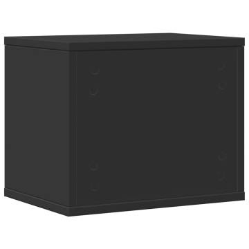 Black Desk Organiser | Compact & Durable | 36x26x29.5 cm