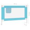 Toddler Safety Bed Rail Blue | 100x25 cm Fabric - Hipo Market