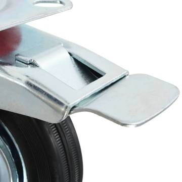 16 pcs Swivel Casters 100 mm - Durable & Quiet Mobility