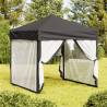  Folding Party Tent with Sidewalls Anthracite 2x2 m Colour anthracite Size 2 x 2 m Quantity in Package 1 