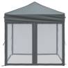 Folding Party Tent with Sidewalls - Anthracite 2x2 m