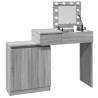 Dressing Table with LED - Grey Sonoma 115x37x110.5 cm