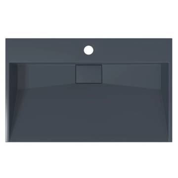 Stylish Anthracite Marble Wash Basin - 60x38x11 cm