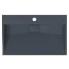 Stylish Anthracite Marble Wash Basin - 60x38x11 cm