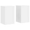 White Plant Stands - 2 pcs | Durable Engineered Wood