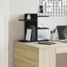 Desk Organiser Black - Durable Engineered Wood | HipoMarket