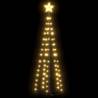 Christmas Cone Tree with 70 Warm White LEDs - 50x120 cm