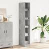  Wardrobe Concrete Grey 30x50x200 cm Engineered Wood Colour concrete grey Size 30 x 50 x 200 cm Quantity in Package 1 Amount 4 shelves 