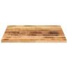 Square Solid Wood Table Top 80x80 cm - Rustic Mango Finish