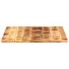 Square Solid Wood Table Top 80x80 cm - Rustic Mango Finish