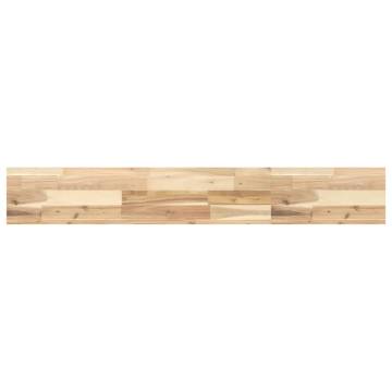 Floating Shelves (3 pcs) | Untreated Solid Wood Acacia