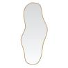 Wall Mirror Gold 80x35 cm - Minimalistic Home Decor