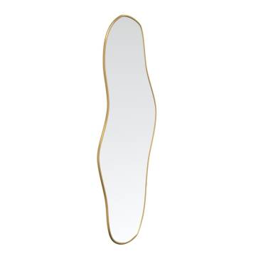 Wall Mirror Gold 80x35 cm - Minimalistic Home Decor