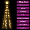 Christmas Cone Tree with 70 Warm White LEDs - 50x120 cm