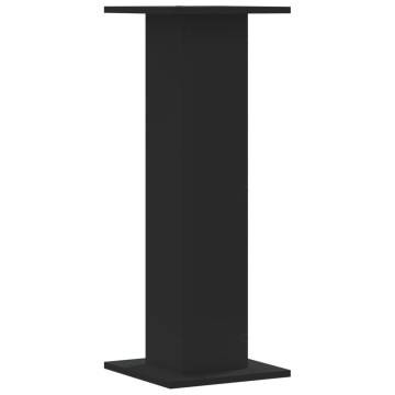 Speaker Stands 2 pcs Black - 30x30x80 cm Engineered Wood