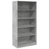 Stylish Concrete Grey Wardrobe - 100x50x200 cm | Hipomarket