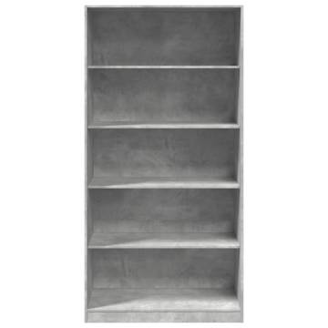 Stylish Concrete Grey Wardrobe - 100x50x200 cm | Hipomarket