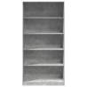 Stylish Concrete Grey Wardrobe - 100x50x200 cm | Hipomarket