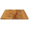 Rectangular Solid Wood Mango Table Top - 80x60 cm