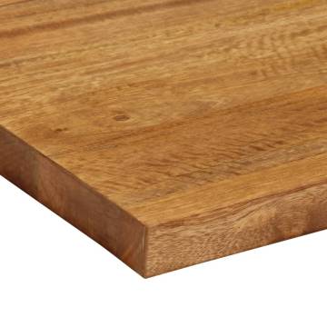 Rectangular Solid Wood Mango Table Top - 80x60 cm