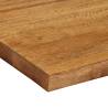 Rectangular Solid Wood Mango Table Top - 80x60 cm