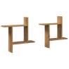 Wall Shelves 2 pcs Artisan Oak - Durable & Stylish Storage | HipoMarke