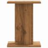 Stylish 2 Pcs Speaker Stands - Artisan Oak & Engineered Wood