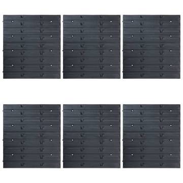 96 Piece Storage Bin Kit with Wall Panels - Organize Your Space