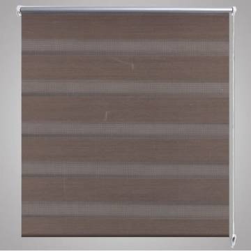 Zebra Blind 60x120 cm Coffee - Stylish Light Filtering Solution