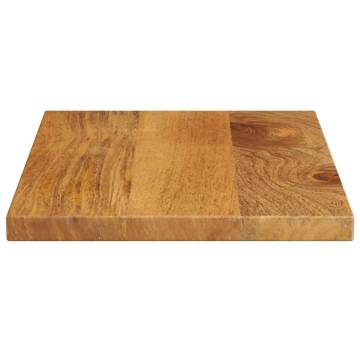 Table Top 40x20x3.8 cm Solid Mango Wood - Rustic Charm