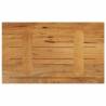 Table Top 40x20x3.8 cm Solid Mango Wood - Rustic Charm