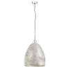 Industrial Hanging Lamp 25W Silver Round 42cm E27 - Unique Charm