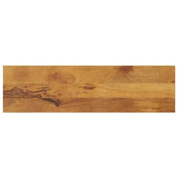 Rectangular Solid Wood Mango Table Top - 100x30x2.5 cm