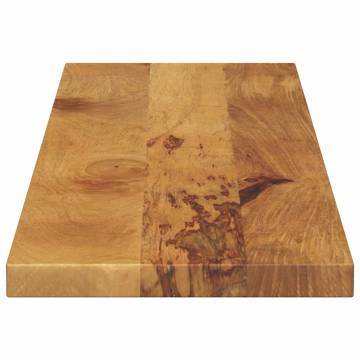 Rectangular Solid Wood Mango Table Top - 100x30x2.5 cm