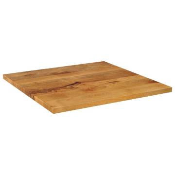 Table Top 70x70 cm Solid Mango Wood | Rustic Design