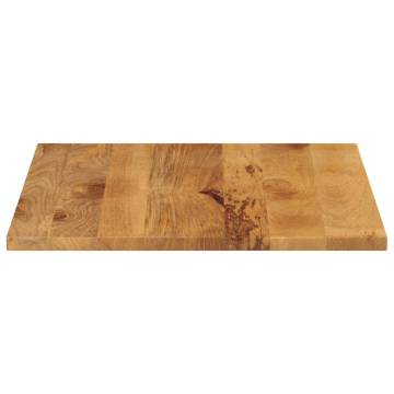 Table Top 70x70 cm Solid Mango Wood | Rustic Design