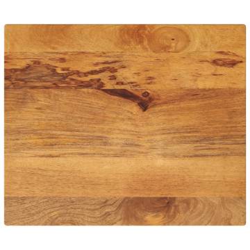 Rectangular Solid Wood Mango Table Top - 60x50 cm