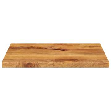 Rectangular Solid Wood Mango Table Top - 60x50 cm