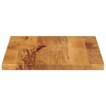 Rectangular Solid Wood Mango Table Top - 60x50 cm