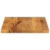 Rectangular Solid Wood Mango Table Top - 60x50 cm