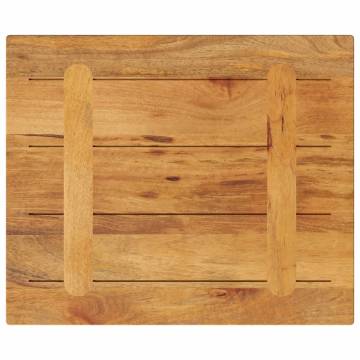 Rectangular Solid Wood Mango Table Top - 60x50 cm