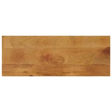 Rectangular Solid Wood Mango Table Top - 90x40 cm | HipoMarket