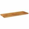 Rectangular Solid Wood Mango Table Top - 90x40 cm | HipoMarket