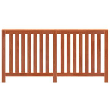 Radiator Cover Wax Brown - Solid Pine Wood, 169x19x84 cm