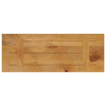 Rectangular Solid Wood Mango Table Top - 90x40 cm | HipoMarket