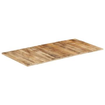 Solid Mango Wood Table Top - Rustic Charm 120x60 cm | HipoMarket