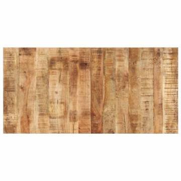 Solid Mango Wood Table Top - Rustic Charm 120x60 cm | HipoMarket