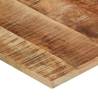 Solid Mango Wood Table Top - Rustic Charm 120x60 cm | HipoMarket