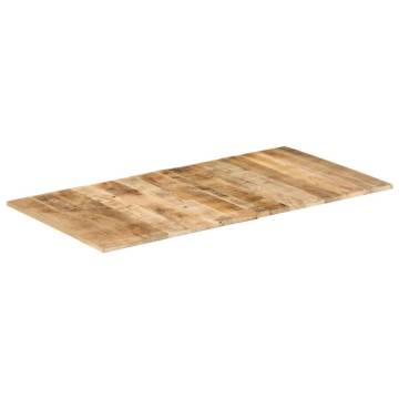 Solid Mango Wood Table Top - Rustic Charm 120x60 cm | HipoMarket