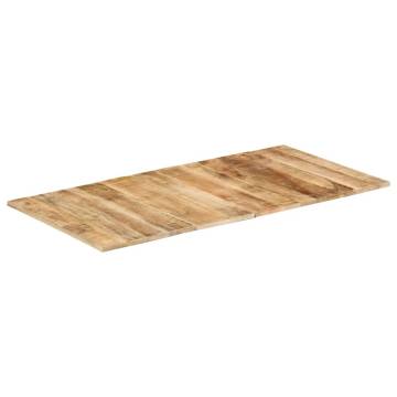 Solid Mango Wood Table Top - Rustic Charm 120x60 cm | HipoMarket